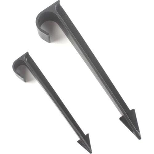 50pcs 16mm 20mm Garden Hose Holder C Type Support Stake Plastic Hook Fixed Stem For Garden Water Hose PVC Pipe Garden Tools