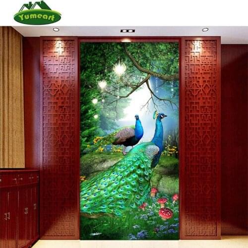 5d Diamond Mosaic Diy Diamond Painting Peacock Cross Stitch 2 Peacock Diamond Embroidery Patterns Rhinestone Adornment Picture