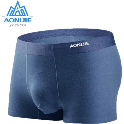 Aonijie 3 Pcs/Set Sports Underwear Quick Drying Panties Comfortable Breathable Men Boxer Shorts For Outdoor Camping Hiking E7004