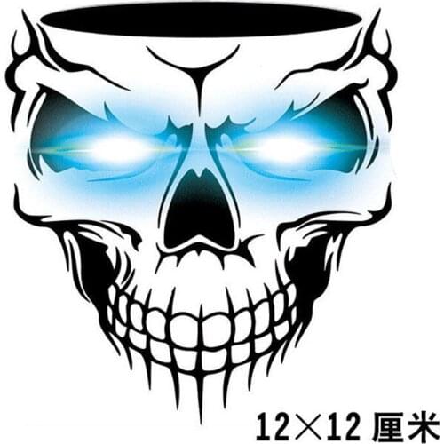 Tiger head car sticker tiger body decoration personality creative scratch cover waterproof decoration sticker for Mini car