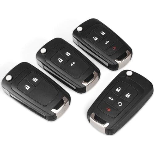 2/3/4/5 Button Car Key Remote Shell Case For Chevrolet Cruze Epica Lova Camaro Impala For Opel Vauxhall Insignia Astra Mokka Key