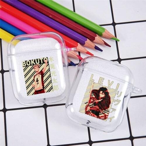 Japan Anime Oya Oya Oya Haikyuu Love Volleyball Earphone Case for Airpods 1 2 Wireless Bluetooth Earphone Cover soft Clear Capa