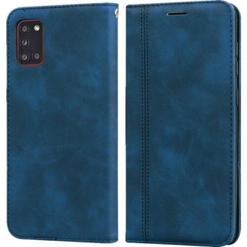 For Samsung Galaxy A31 Case For Samsung A31 A 31 SM-A315F 6.4" Phone Cover Wallet Flip Leather Coque full 360 Protective Bumper