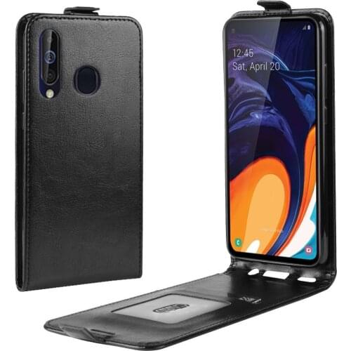 Phone Case For Samsung Galaxy A60 Flip PU Leather Back Cover Silicone Case For A60 Wallet Smartphone Bag Coque Funda Case