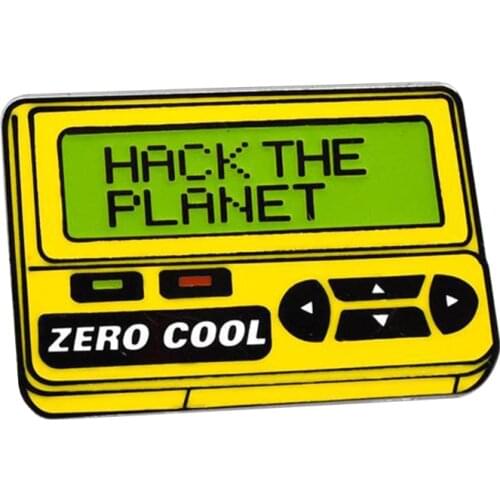 HACK THE PLANET Enamel Pin