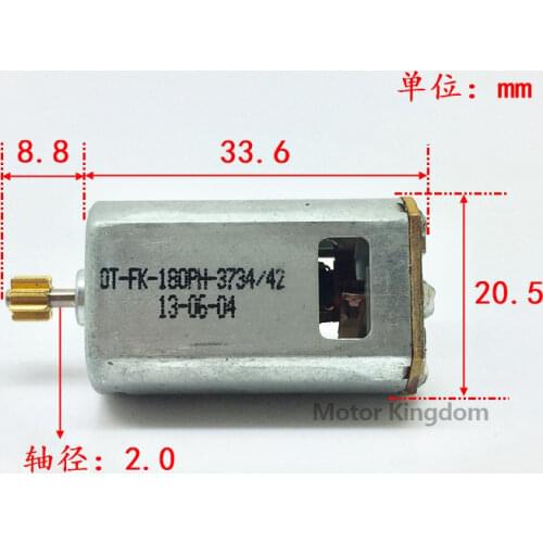 FK-180PH-3734 180 Electric Motor DC 3.7V 15600RPM High Speed Engine With Cooling Hole DIY Toy RC Drone Car