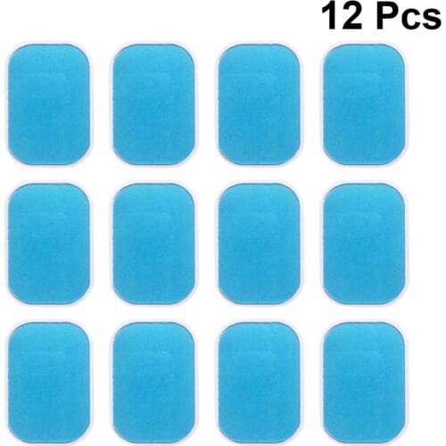 12PCS/lot Gel Pads For EMS Abdominal Trainer Muscle Stimulator Exerciser Slimming Machine Accessories Slimming Products Wholesal