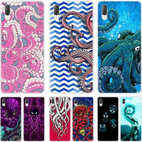 Hot Deep sea octopus art Hard Case For Sony Xperia L1 L2 L3 X XA XA1 XA2 Ultra E5 XZ XZ1 XZ2 Compact XZ3 M4 Aqua Z3 Z5 Premium