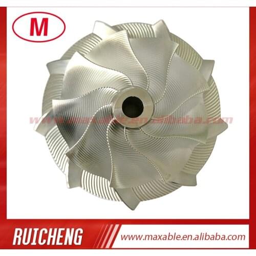 K26 55.40/77.00mm 9+0 blades high performance turbocharger billet/milling/aluminum 2618 compressor wheel