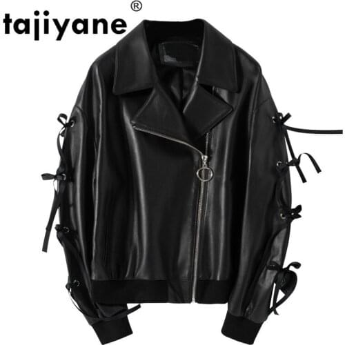 Jacket Leather Womens Coat Female Coats and Jackets Women Clothes Sheepskin Coat 2021 Spring Short Tops D8521Q01WPY502