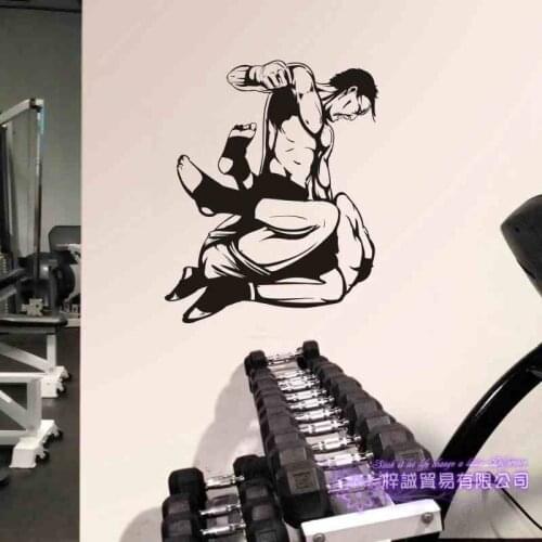 MMA Wall Sticker Kick Play Decal Free Combat Posters Vinyl Striker Wall Decals Decor Mixed Martial Arts Club Car Decal