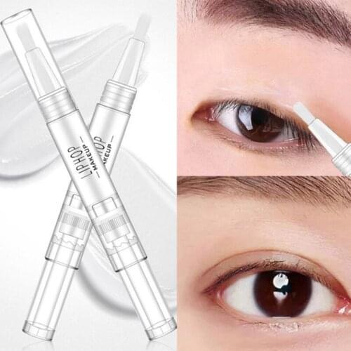 Invisible Waterproof Double Eyelid Setting Glue Lasting Natural Lift Strips Sticker Quick Dry Charm Big Eyes Styling Tool TSLM1