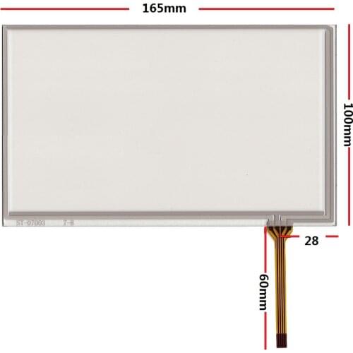 New 7 inch industrial touch screen AT070TN92 AT070TN94 165*100mm
