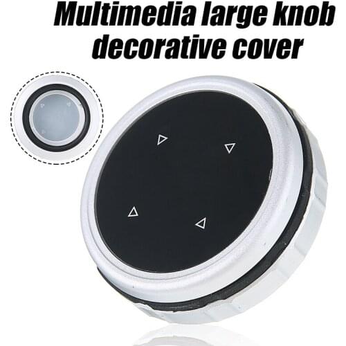 For BMW 1 3 5 Series F10/F20/F30 1pc Larger Big Multimedia Knob Cover Trim IDRIVE Knob Cover DIY Accessories Parts