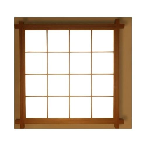 Japanese-Style Surface Mounted Oak Wood AC 110/220V LED Ceiling Lamp Sheepskin Cover Ultra-thin Tatami for Bedroom Living room