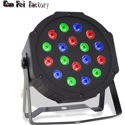 Uplighting Stage Lighting LED A Par 18X3W Lyre DMX Wash Light With 512Dmx Control Sound Activated Good For Disco Light Dj Bar