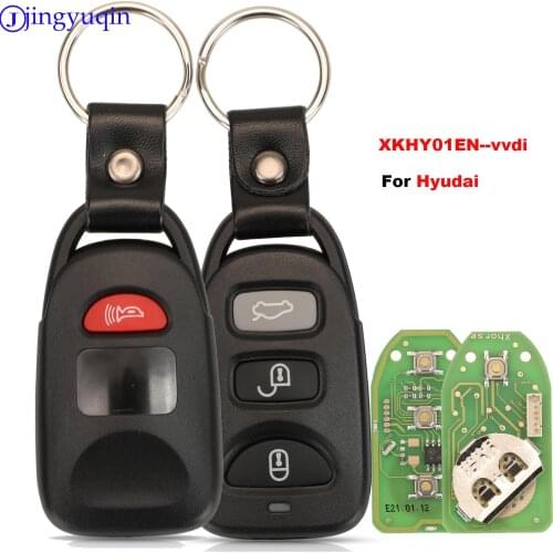 Xhorse jingyuqin XKHY01EN Wire Remote Car Key For Hyundai 3+1 Buttons English Version VVDI 4Buttons