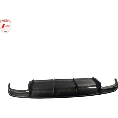 2015-2018 Z-ART carbon fiber rear diffuser for Q7 carbon fiber rear lip for Q7 carbon fiber rear low spoiler for Q7 rear chin