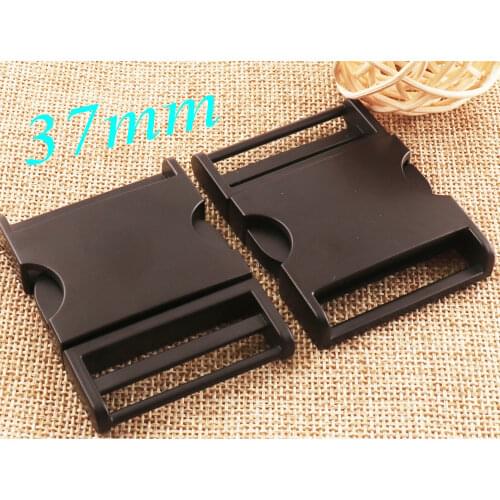 1.5"Black Metal Release Buckle Backpack Craft Clasp Seat Belt Suitcases Clutch Closure Bag Turn Lock 38mm Buckles