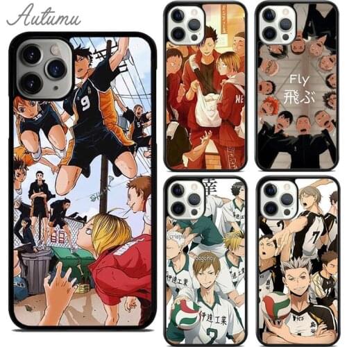 Haikyuu Fly Phone Case for iPhone 11 12 Pro Max mini X XR XS SE 2020 5 6S 7 8 Plus Samsung Galaxy S8 S9 S10 Cover shell