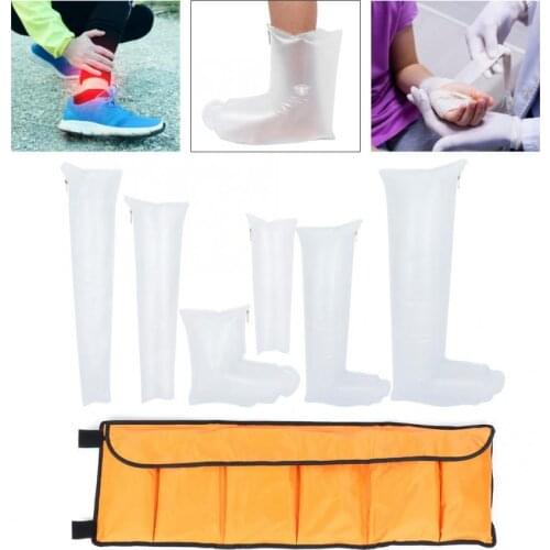 7 Pcs/Bag Outdoor Camping First Aid Set Waterproof Cast Bandage Protector Wound Fracture Knee Thigh Calf Hand Arm Ankle Cover