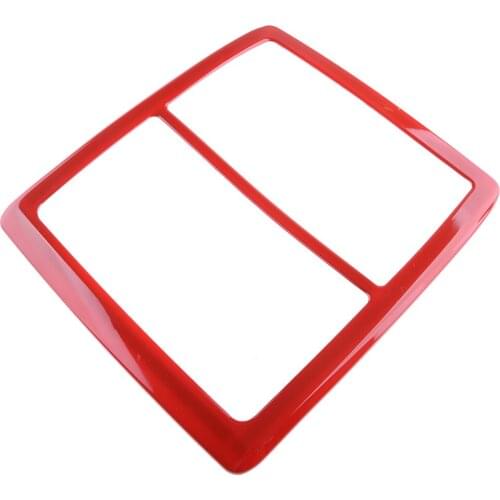 Red Reading Light Frame Panel Trim Fit For Toyota Tacoma 2016 2017 2018 2019 2020 Car Styling