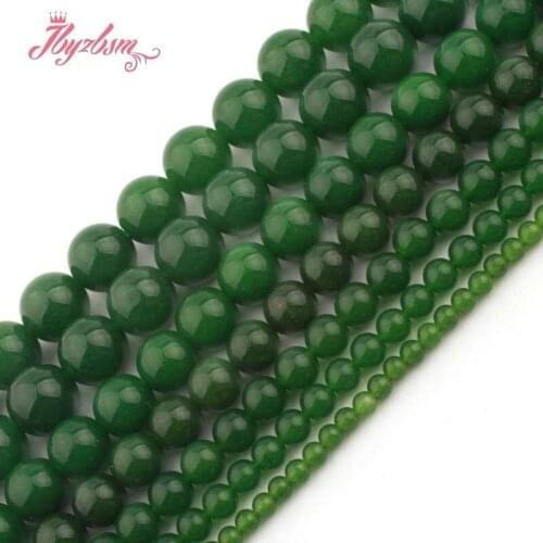 4 6 8 10 12mm Round Taiwan Jades Smooth Ball Beads Loose Stone Beads For DIY Necklace Bracelats Jewelry Making Strand 15"