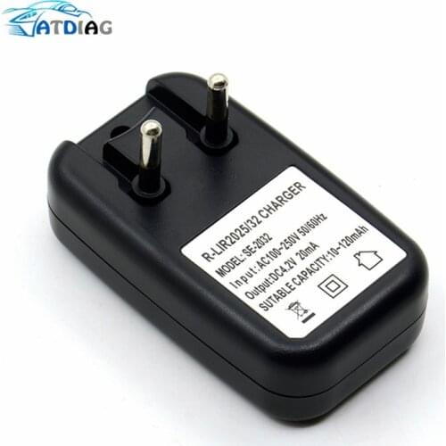 EU Plug Li-ion LIR2032 LIR2025 ML2032 ML2025 CR2032 Coin Button Cell Battery Adapter Charger Fast Charging Chargers