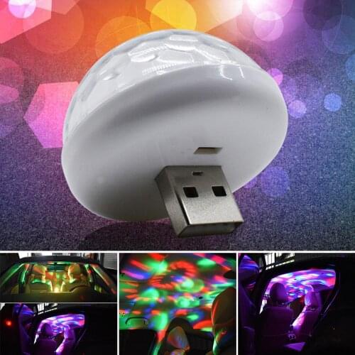 Mini Decorative Lights Mobile Phone 1pc Projector 5V Tool USB Voice Control Ball