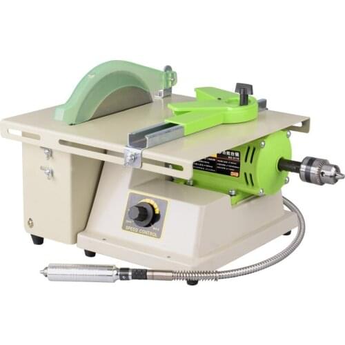 Multifunction Jade Engraving Machine Wood Nuclear Carving Electric DIY Grinding Table Saw Polisher Stone Grinding Tools Kit