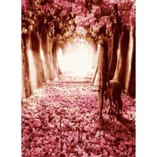 DIY Paint By Numbers For Adults Children HandPainted Oil Painting Landscape Picture Paint Home Decoration Custom Gift