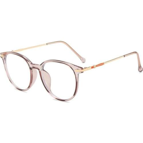 New Glasses Frame Women Round Eyeglasses Women/Men Retro Glasses Frame Women Luxury Clear Lens Optical Spectacle Frame
