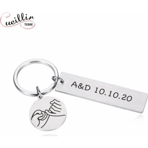 Give Your Beloved A Custom Keychain Holiday Surprise Gift Commemorative Accessories Unique Keychain Meaningful Key Holder