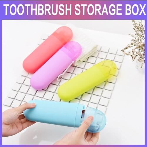 Travel Portable Toothbrush Toothpaste Storage Box Holder Cup Wash Toothbrush Organizer Bathroom Products Supplies Storage Box