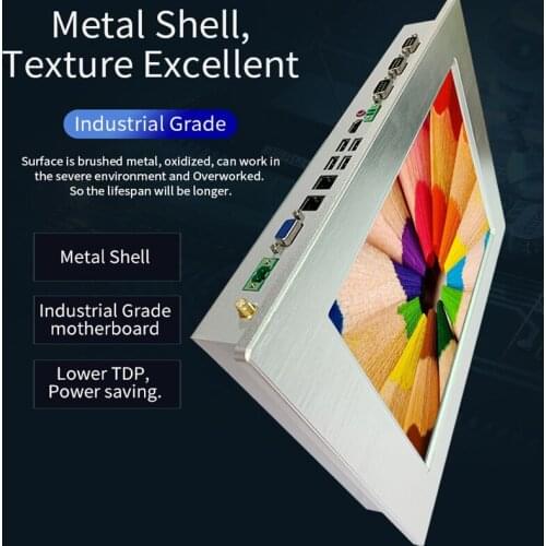 15" industrial panel pc Intel 7th generation i7 processor windows10 System Usb3.0 For Mini Gaming PC 4Gb ram mini pc