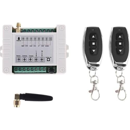 DC12V/24V/36/48V RF Relay Receiver Controller Module 3CH Wireless Remote Control Switch for Electric Gate Door Window