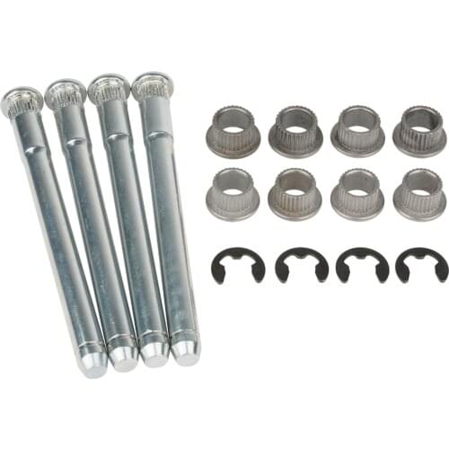 Door Hinge Pin and Bushing Kit for 1994-2004 Chevy S10 Chevrolet Blazer GMC S15 GMC Jimmy (4 pins 2 Door)