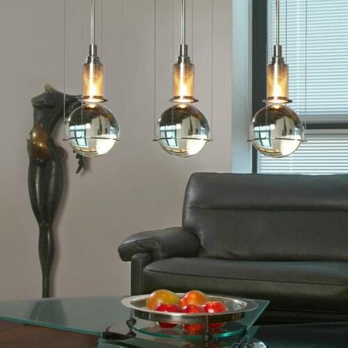 Modern simple personalized living room dining room clothing store bedroom bedside crystal multi head small Chandelier