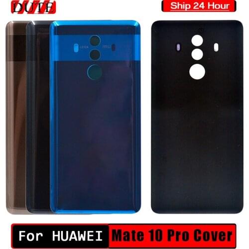 Glass Rear Housing Cover For HUAWEI Mate 10 Pro Replacement Back Door Hard Battery Case Mate 10 Pro Back Battery Cover Housing