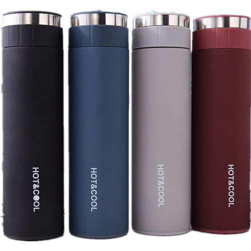 New High Grade Stainless Steel Thermos Cup Business Creativity Water Bottle Daily Necessities Wholesale Insulated Cups