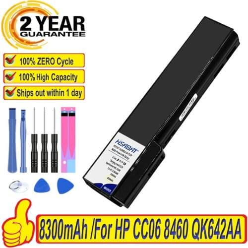 Top Brand 100% New Battery for HP CC06 8460 QK642AA For ProBook 6360t Mobile Thin Client 6360b 6460b 6475b 6470b 6560b 6565b
