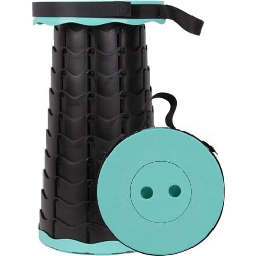 Outdoor Folding Chair for Beach Fishing Taboret Portable Telescopic Stool Home Office Beach Chair Camping Chairs Folding Chair