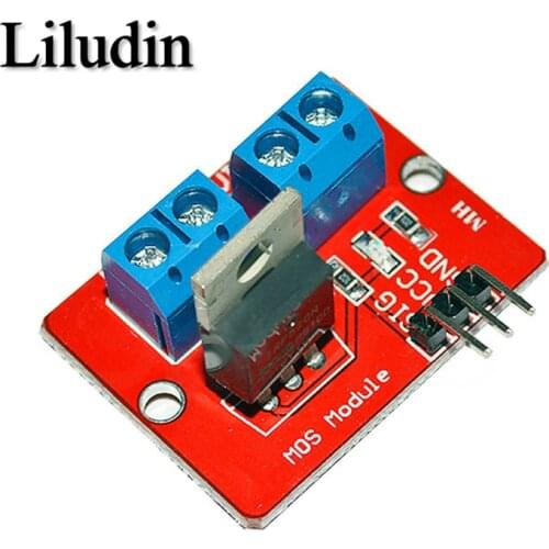 0-24V Top Mosfet Button IRF520 MOS Driver Module For Arduino MCU ARM Raspberry pi