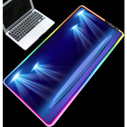 XGZ Exquisite RGB mouse pad stage series creative table mat LED colorful lighting multi-size selection keyboard pad