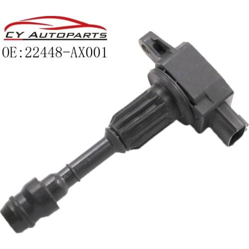 YAOPEI New Arrival 22448-AX001 Ignition Coil For Nissan March 1.2 1.0 Micra K12 Note E11 1.4 Cr14de 22448AX001