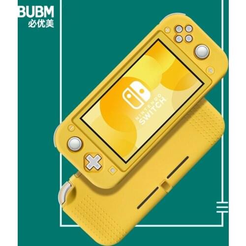 BUBM Full Package Silicone Protective Case for Switch Lite Mini Game Console Anti-Scratch Shock-Absorption Cover