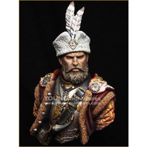 1/10 Scale Unpainted Resin bust Poland Noble Figure Model Kit Free Shipping