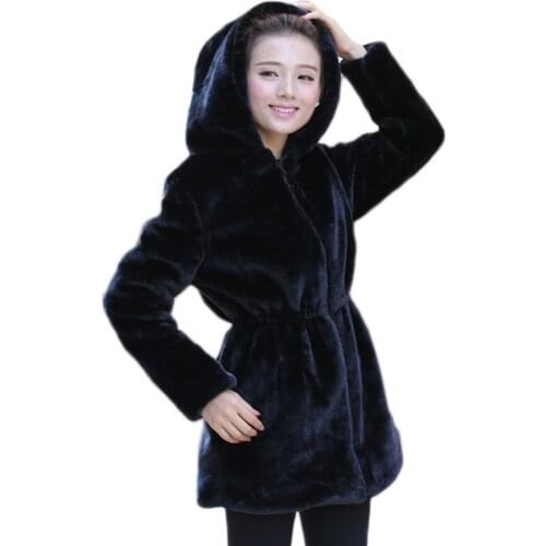 AILOOGE Artificial Fur Coats