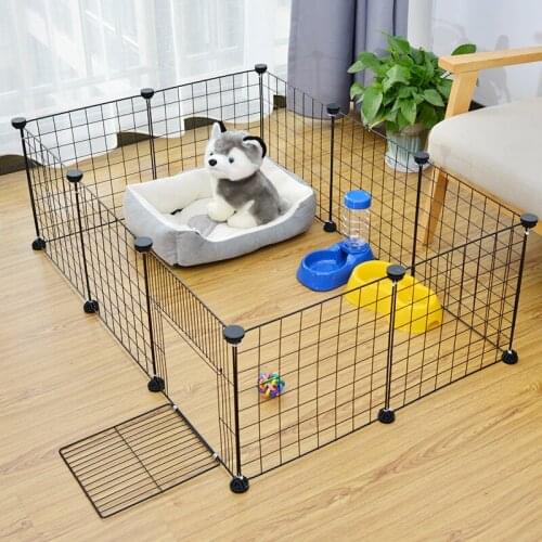 Fast Delivery Foldable Pet Playpen Fence Pet Kennel House Training Puppy Kitten Space Dogs Supplies rabbits guinea pig Cage