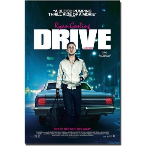 D0663 Drive Movie Silk Fabric Poster Art Decor Indoor Painting Gift